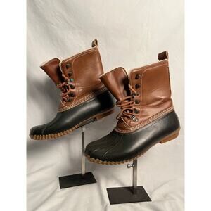 Esprit Duck Boots Women’s 9M Brown Black Faux Fur Lined